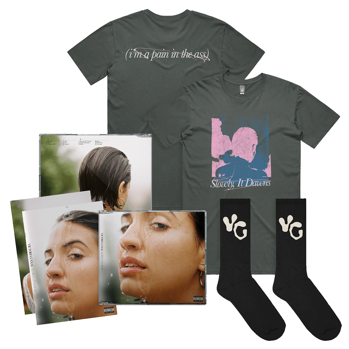 'Slowly, It Dawns' CD Zine + Socks + Tee Bundle